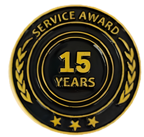 15 Year Service Lapel Pin