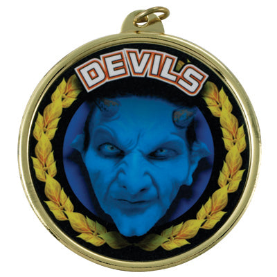 2 1/4" Blue Devils Medal