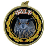 2 1/4" Owls Medal