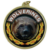 2 1/4" Wolverines Medal