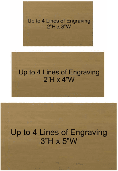 Large Name Plates
