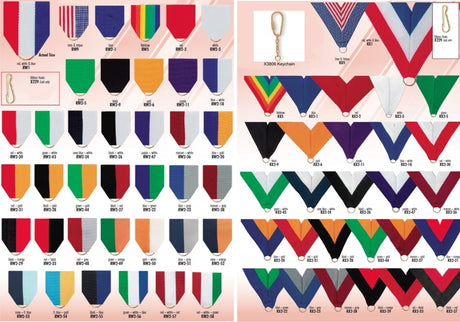 2" Diamond Cut Edge Medal with Ribbon - Achievement