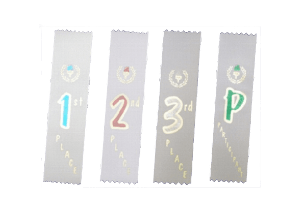 2" x 8" Crown Jewel Place & Participant Ribbon