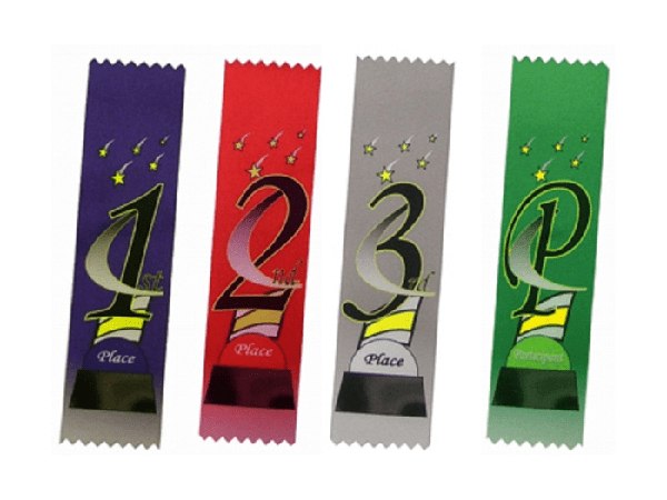 2" x 8" 1st - 3rd Place Ribbon