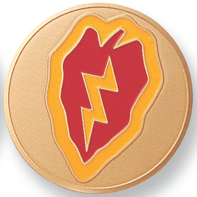 25th Infantry Division Medal Insert (Etched)