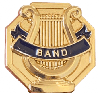Band 3D Gold Enamel Lapel Pin
