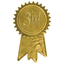 3rd Place Gold Ribbon Seal