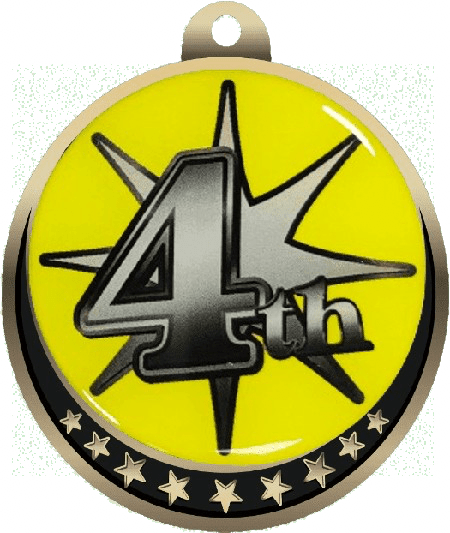 4th Place Insert Medal