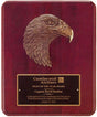 8" x 10" Rosewood Eagle Plaque