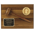 Gavel Plaque with Insert 12" x 9"
