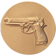 9m Beretta Litho Medal Insert
