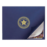 Personalized Certificate Folders with Gold Stamp