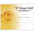 "A" Honor Roll Photo Certificate
