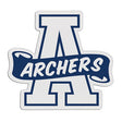 A-Shaped Mascot Badge with Choice of Back