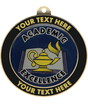 Academic Excellence Insert Medal with Personalized Rim