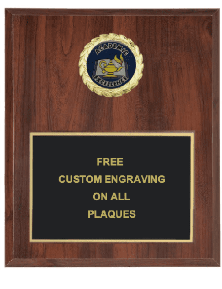 Academic Insert Plaque