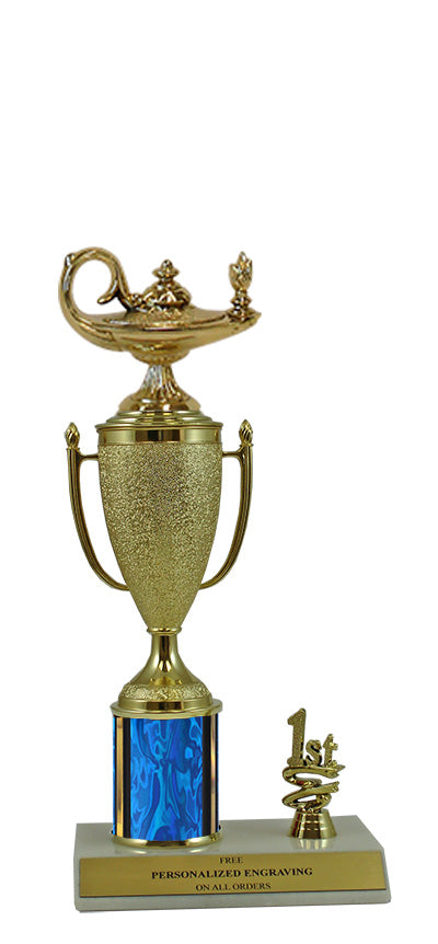 Elite Academic Lamp 1st, 2nd and 3rd Place Award Cup & Column Trophy