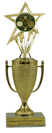 Baseball Cup Trophy with Insert