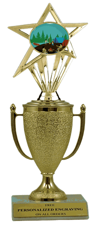 Camping Cup Trophy with Insert