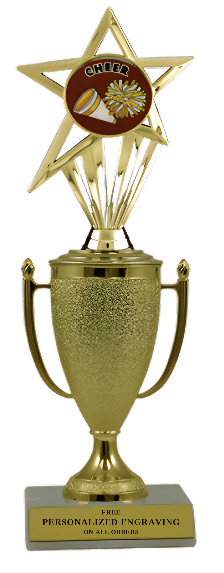 Cheerleading Cup Trophy with Insert