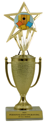 Cornhole Cup Trophy with Insert