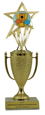 Cornhole Cup Trophy with Insert