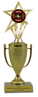 Firefighter Cup Trophy with Insert
