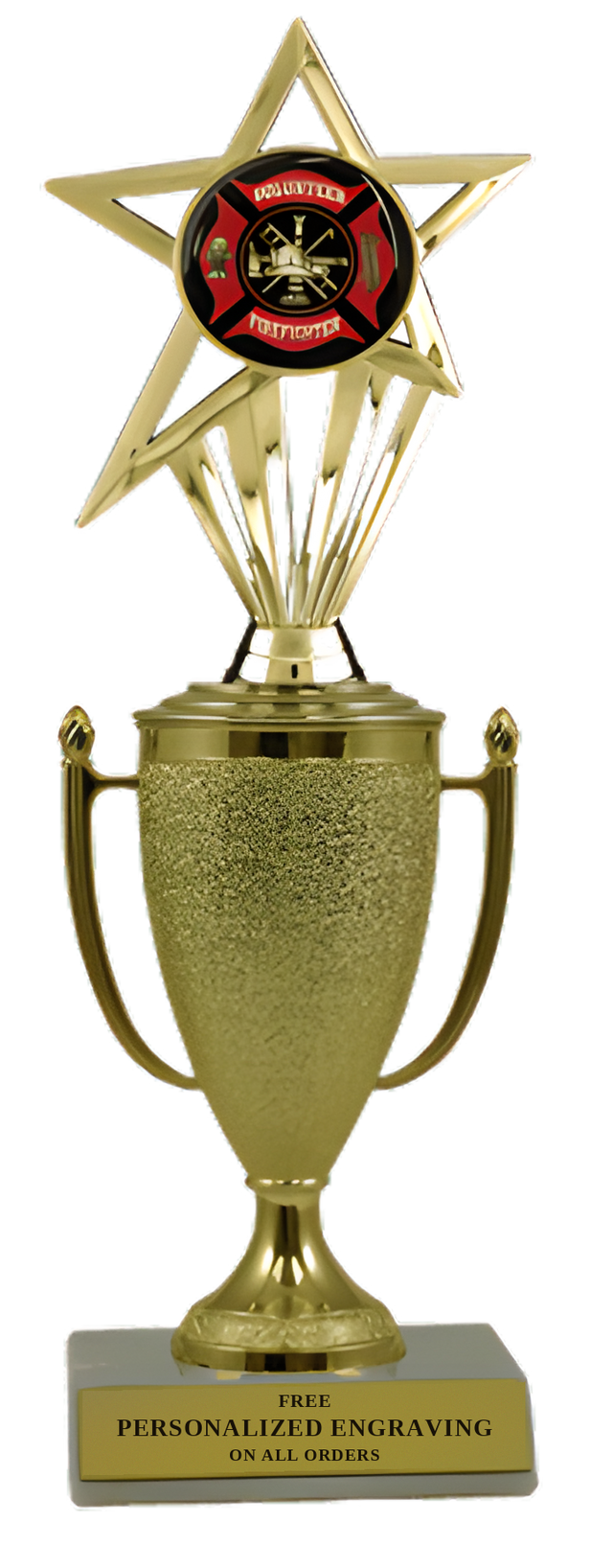 Firefighter Cup Trophy with Insert