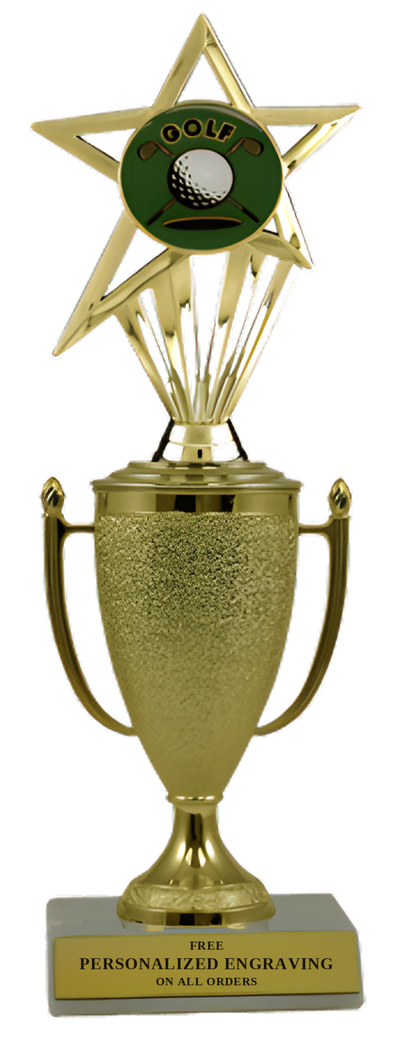Golf Cup Trophy with Insert