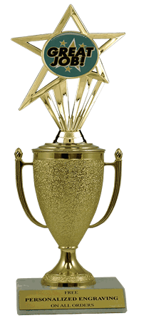 Great Job Cup Trophy with Insert