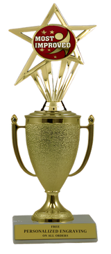 Most Improved Cup Trophy with Insert