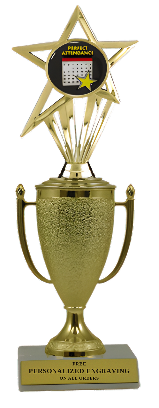 Perfect Attendance Cup Trophy with Insert