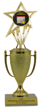 Perfect Attendance Cup Trophy with Insert