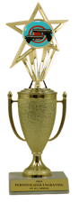 Pistol Shooting Cup Trophy with Insert