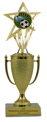 Soccer Cup Trophy with Insert