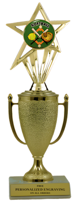 Softball Cup Trophy with Insert