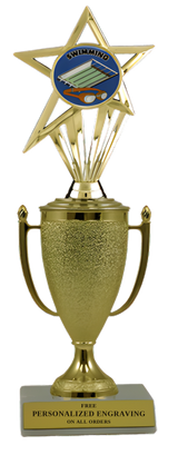 Swimming Cup Trophy with Insert