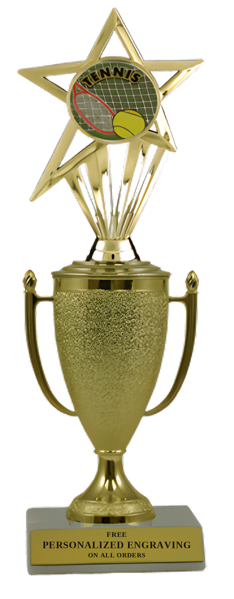 Tennis Cup Trophy with Insert