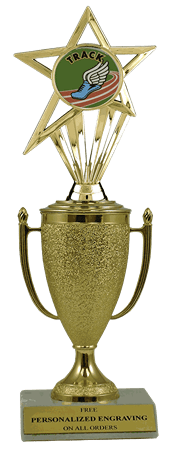 Track Cup Trophy with Insert