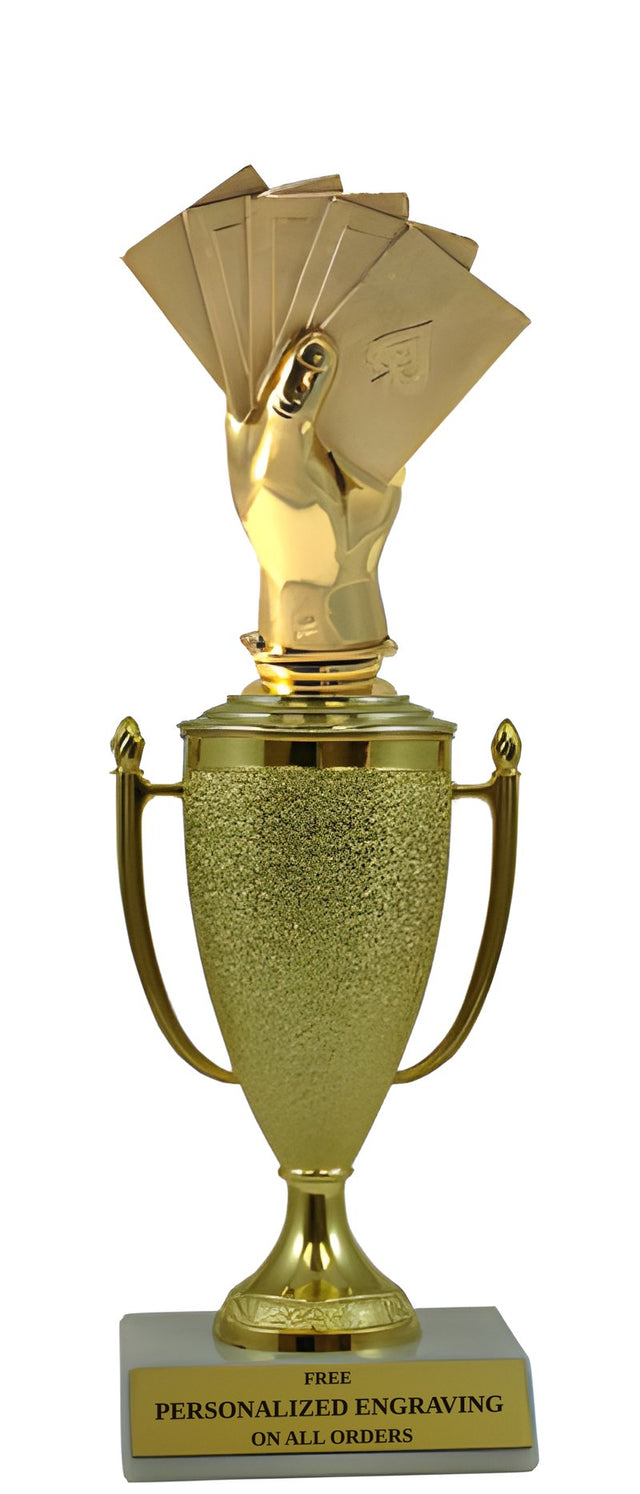 Playing Cards Achievement Cup Trophy