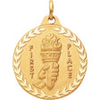 Achievement Torch Medal, 1st, 2nd, 3rd Place (1 1/4")