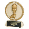 Torch Cast Stone Trophy