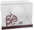Acrylic Helmet Holder With Wood Base