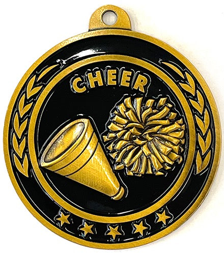 Cheerleading Antique Gold Medal