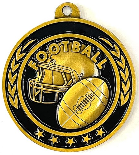 Football Antique Gold Medal