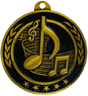 Music Antique Gold Medal