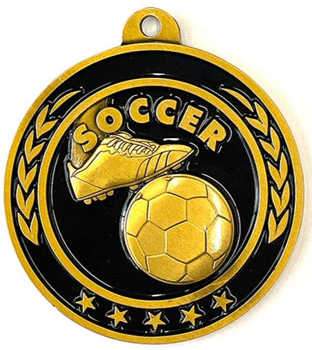 Soccer Antique Gold Medal