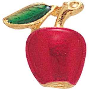 Apple Lapel Pin for Teachers