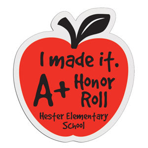 Apple Shaped Badge
