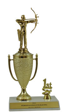 Archery 1st, 2nd and 3rd Place Award Cup Trophy